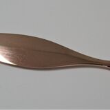 Ouvre-lettres zoomorphe poisson laiton massif doré design années 70
