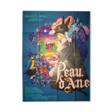 sublime original poster of 1970 Donkey skin 120x160 cm Jacques Demy Jim Léon