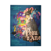 sublime original poster of 1970 Donkey skin 120x160 cm Jacques Demy Jim Léon