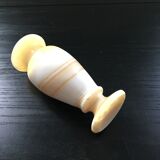 Two-tone marble candle holder