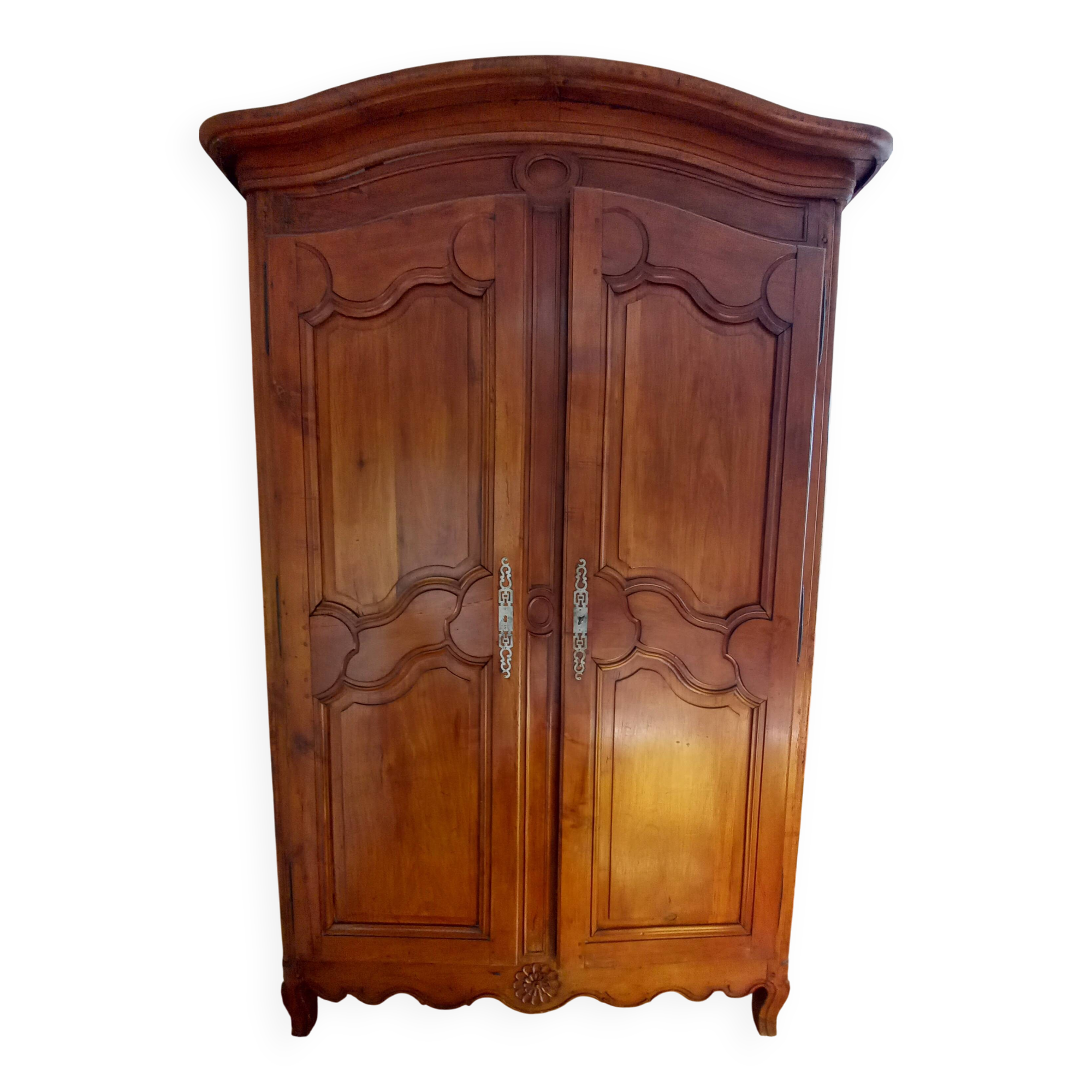 19th century solid mahogany wardrobe