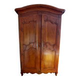 Armoire en acajou massif XIXème