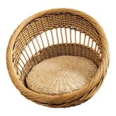 Rattan basket cushion 70x60