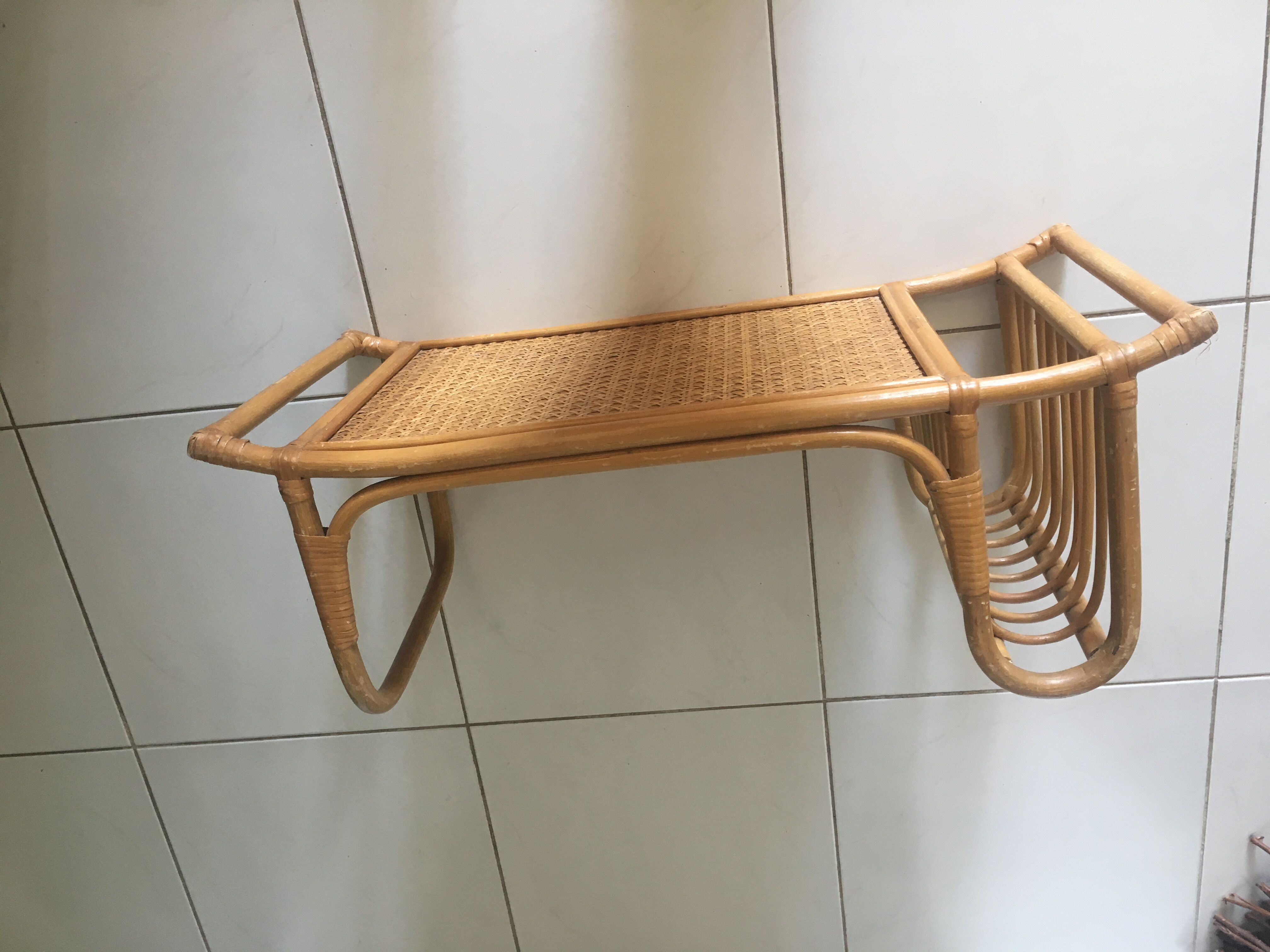 Breakfast tray rattan