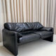 First edition Maralunga set, Vico Magistretti, Cassina, Italy, 1970s.