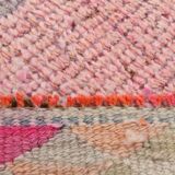 3x12 Pink Persian Vintage Runner Rug, 92x355Cm SK 18193