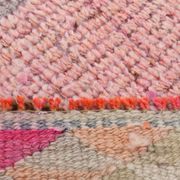 3x12 Pink Persian Vintage Runner Rug, 92x355Cm SK 18193