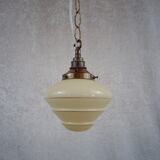 Beehive pendant with chain hanging lamp 1930/40