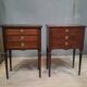 Louis XVI style bedside table from the nineteenth century.