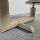 Two modular rotating trays coffee table