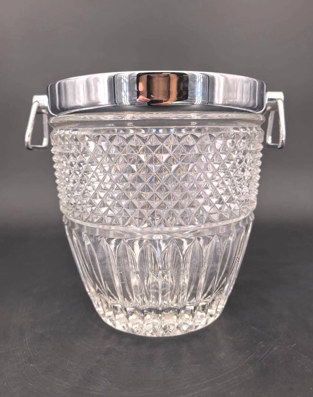 Cut crystal champagne bucket