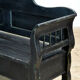 Antique pine drop-top bench, 1900s