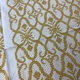 Vintage tablecloth and monogram napkins