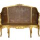 Louis XV Style Gilded Wood Bench