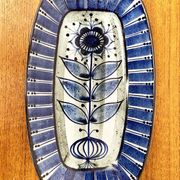 Danish porcelain bowl from the mid-century by Aluminia Royal Copenhagen, 1960s.