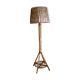 Floor lamp rattan and bamboo 60 years