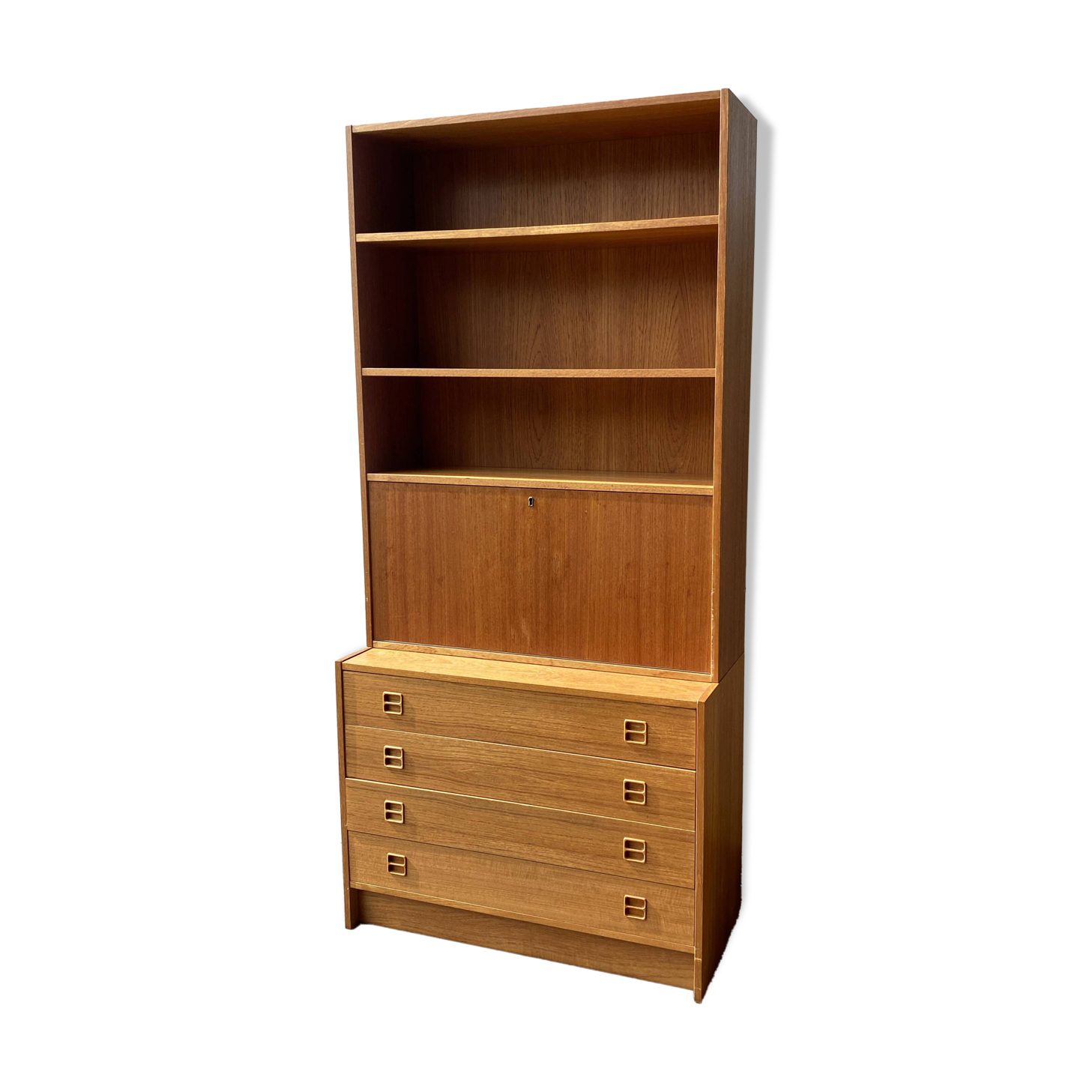 Mid-century teak wall unit by Sejling Skabe, Denmar