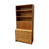 Mid-century teak wall unit by Sejling Skabe, Denmar