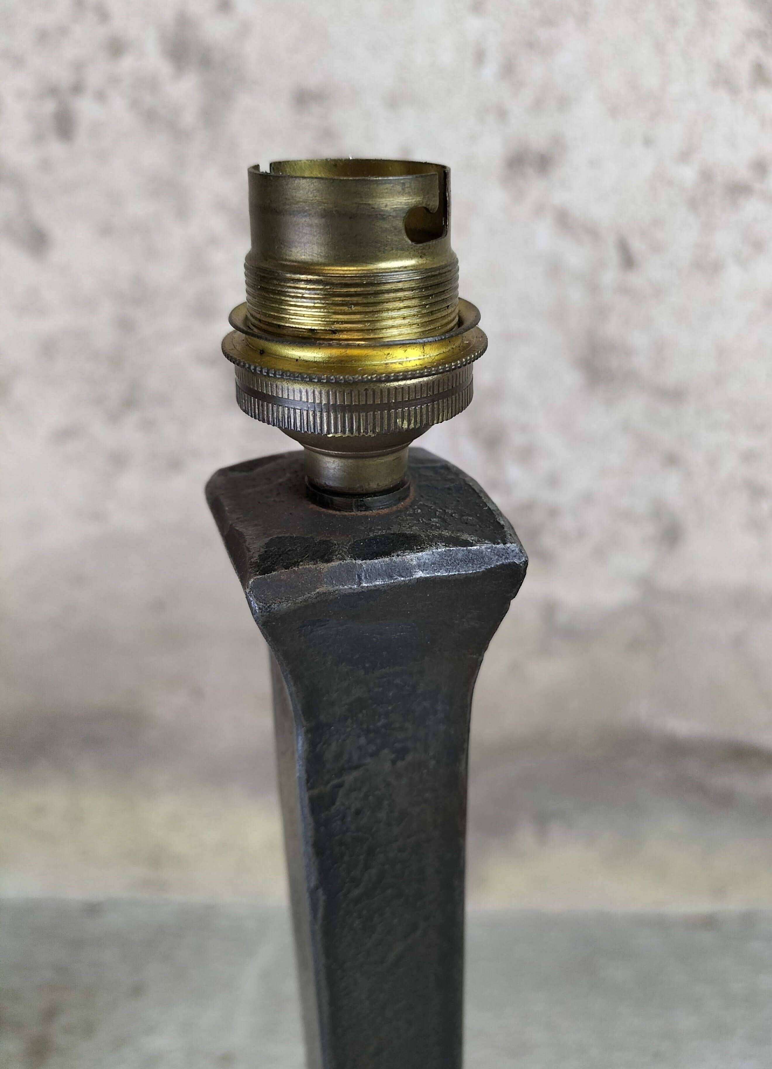 Large Jean-Pierre Ryckaert table lamp.