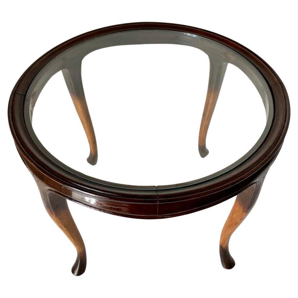 Art Deco Curved Wood Coffee table
