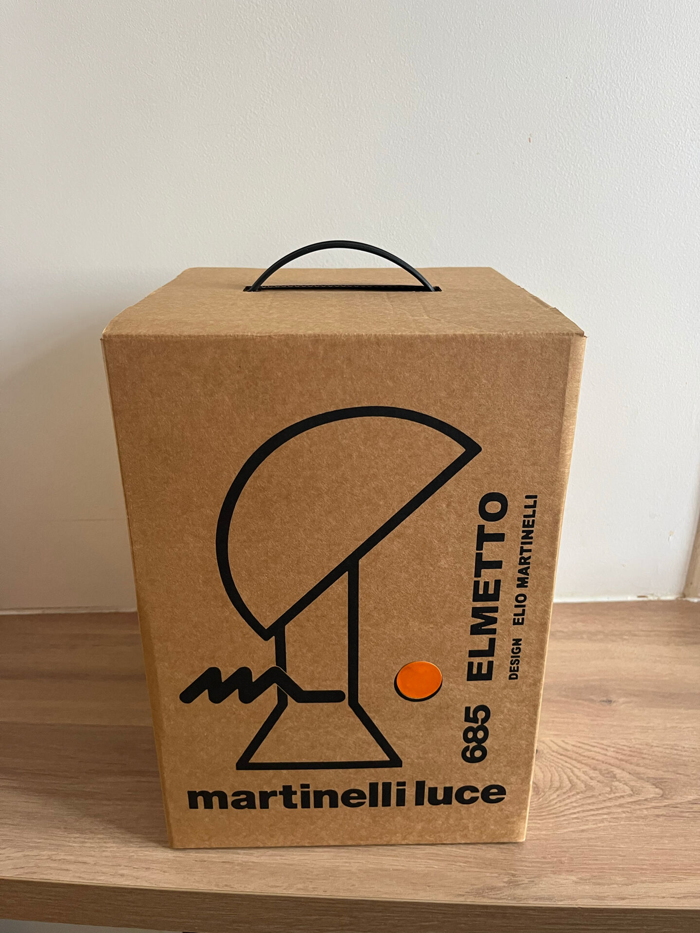 Martinelli helmet lamp orange