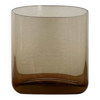 Large vintage German glass vase by Peill & Putzler, 1970s.