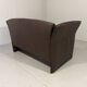 Christophe Giraud brown leather sofa Indy, Jori Belgium 1990’s