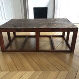 Industrial-style lounge coffee table