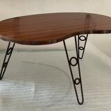 Free-form tripod coffee table from the 50s and 60s