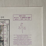 Map Saint Gervais les Bains 1972