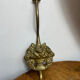 Wall-mounted brass hook