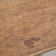 Antique English oak tilt top table from the 19th century in a unique shape