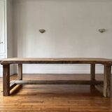 Kingstone Farmhouse Table in Solid Antique Oak - 275 cm long