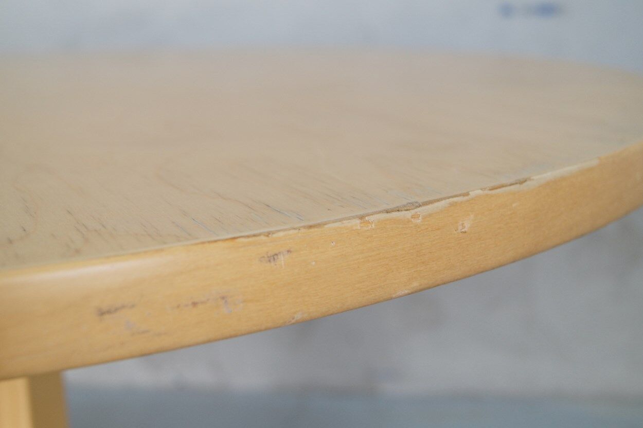 Round Finnish coffee table by Ilmari Lappalainen for Asko, 1960s