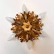 Florentine ceiling or wall lamp attributed to Banci Firenze, 1960s
