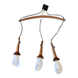 Scandinavian teak pendant light
