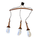 Scandinavian teak pendant light