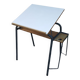 School drawing desk 60s 70s