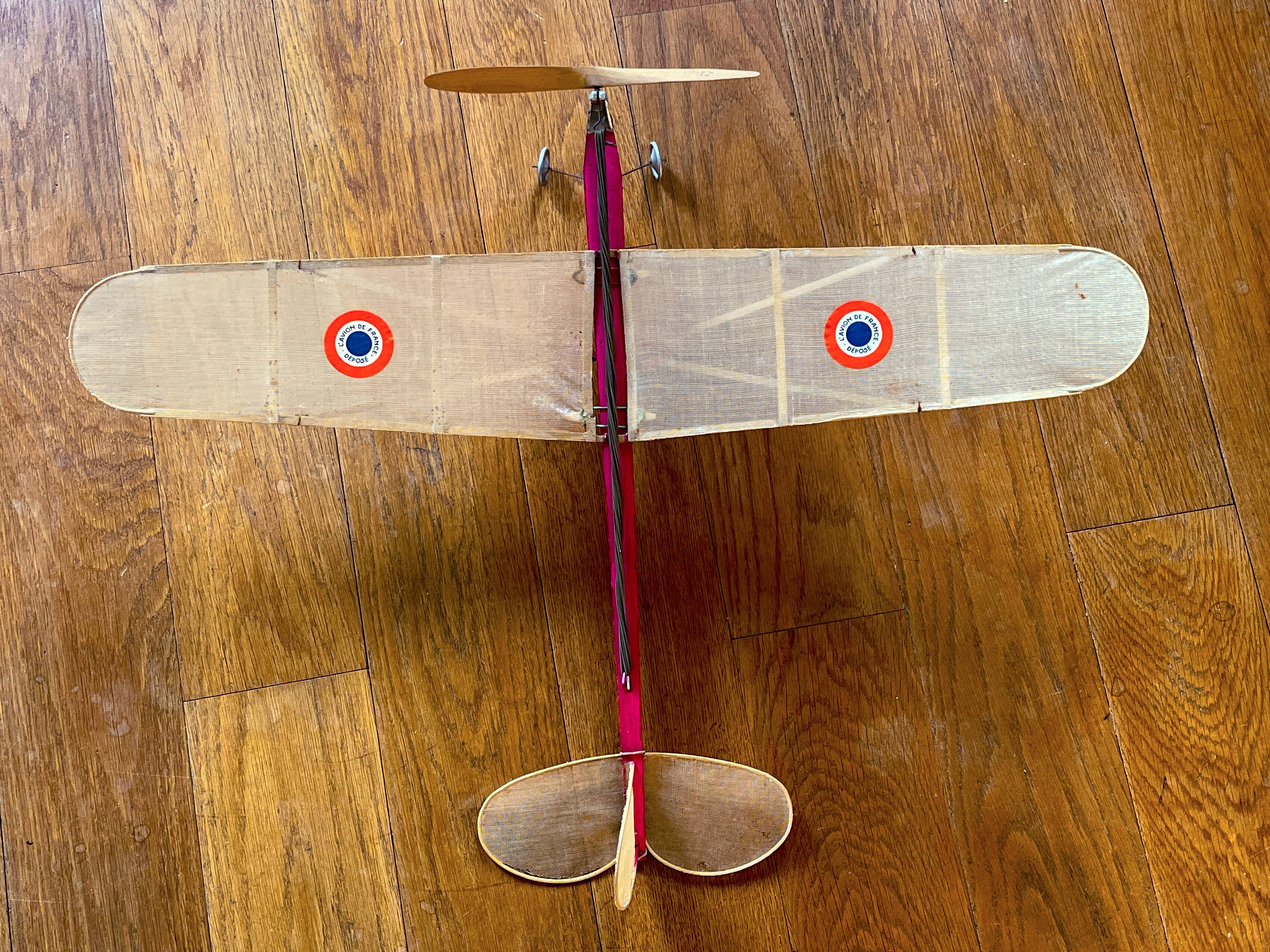 The French Airplane, "Eagle" model circa 1940, United France unmanned aircraft