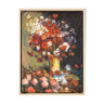 Mid-Century Bouquet of Flowers, Oil on Canvas, 33 x 43 cm