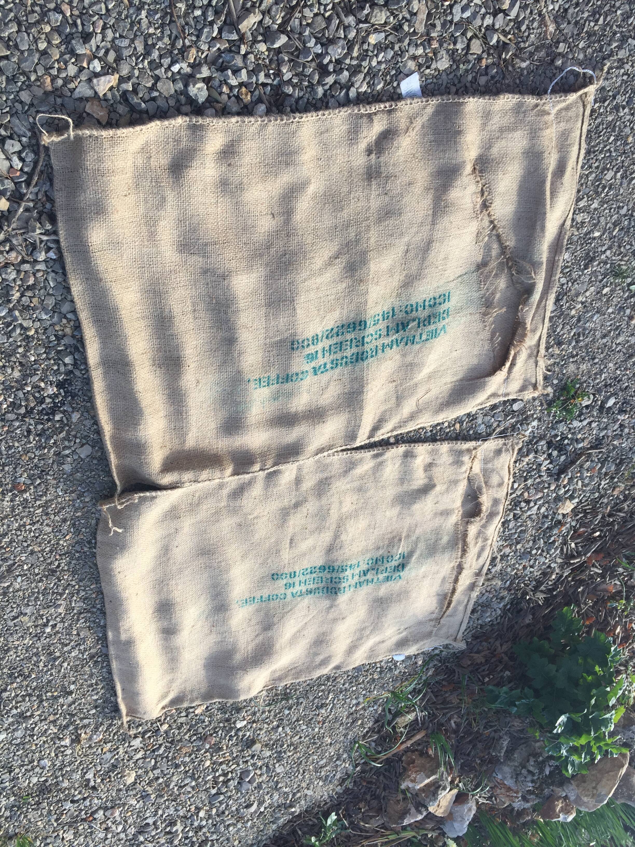 Lot of jute bags