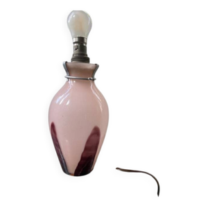 Ancien pied de lampe - verre