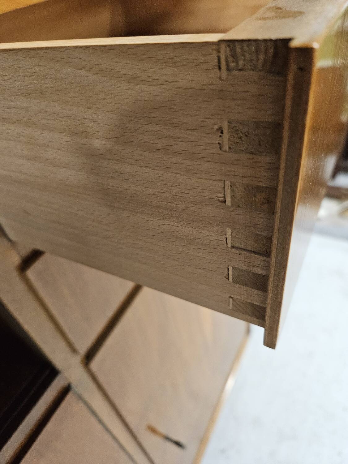 Art Deco walnut sideboard, 1960