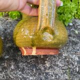 Glazed terracotta jug