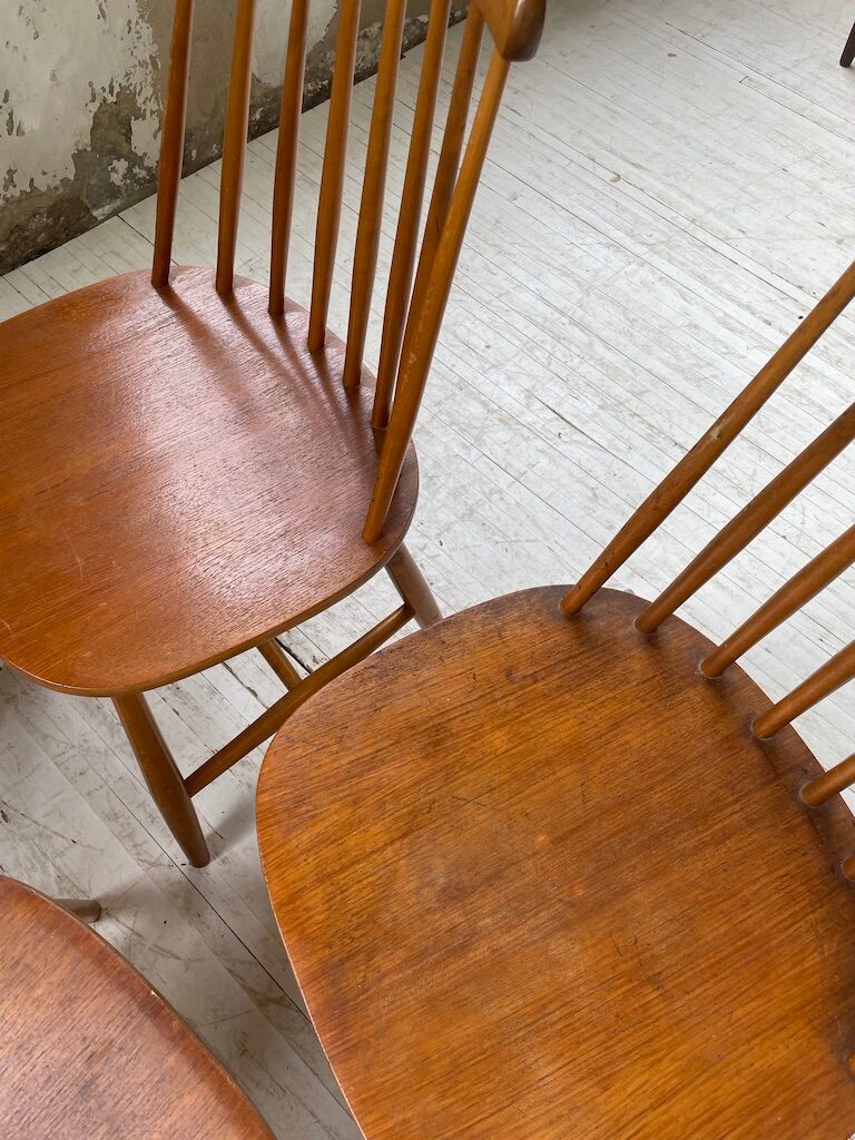 4 Scandinavian chairs Sweden Stolfabrik