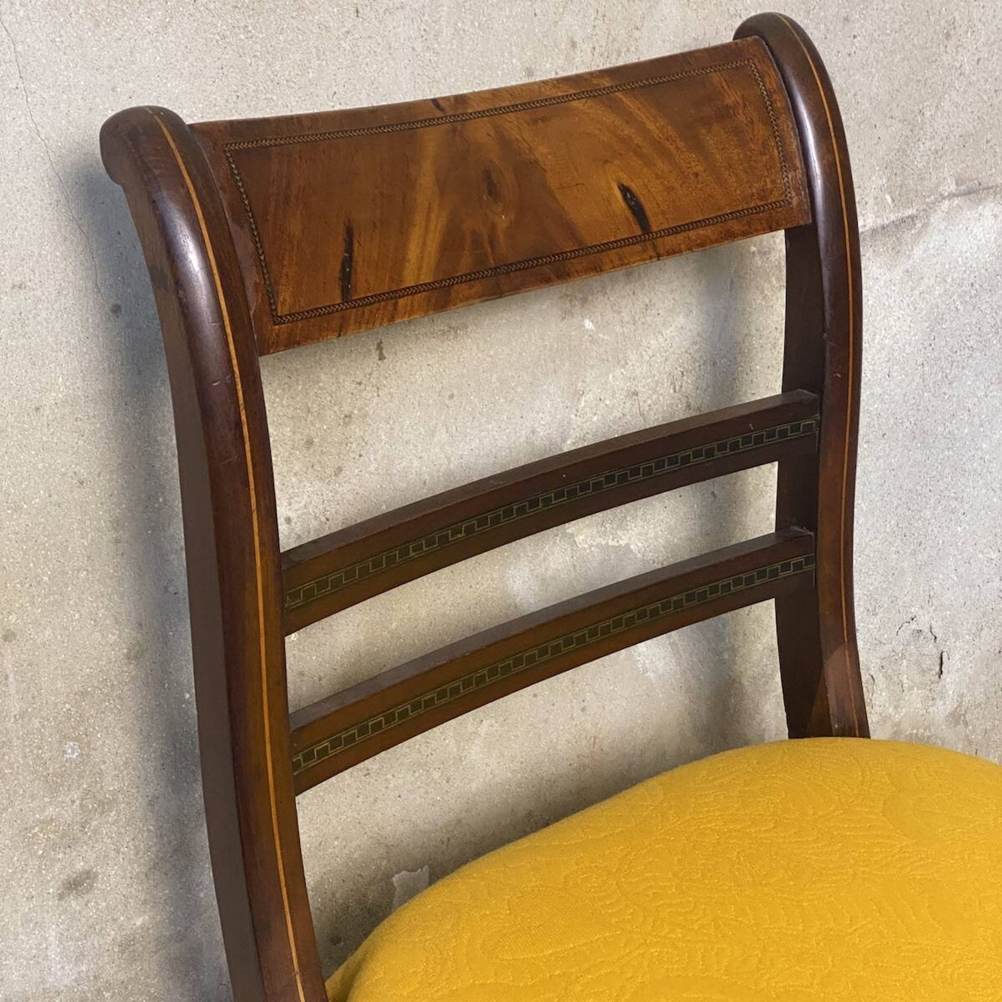 19th-century mahogany chair