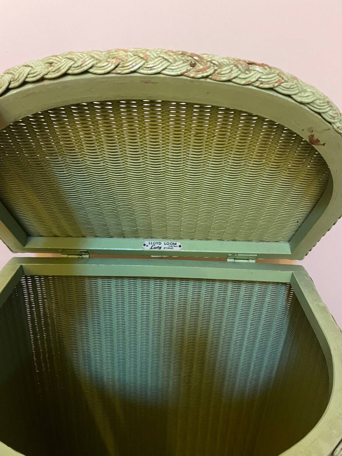 Lloyd Loom laundry basket