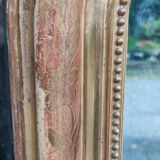 Ancien miroir doré Louis Philippe