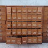 Meuble d'apothicaire de métier en sapin 53 tiroirs