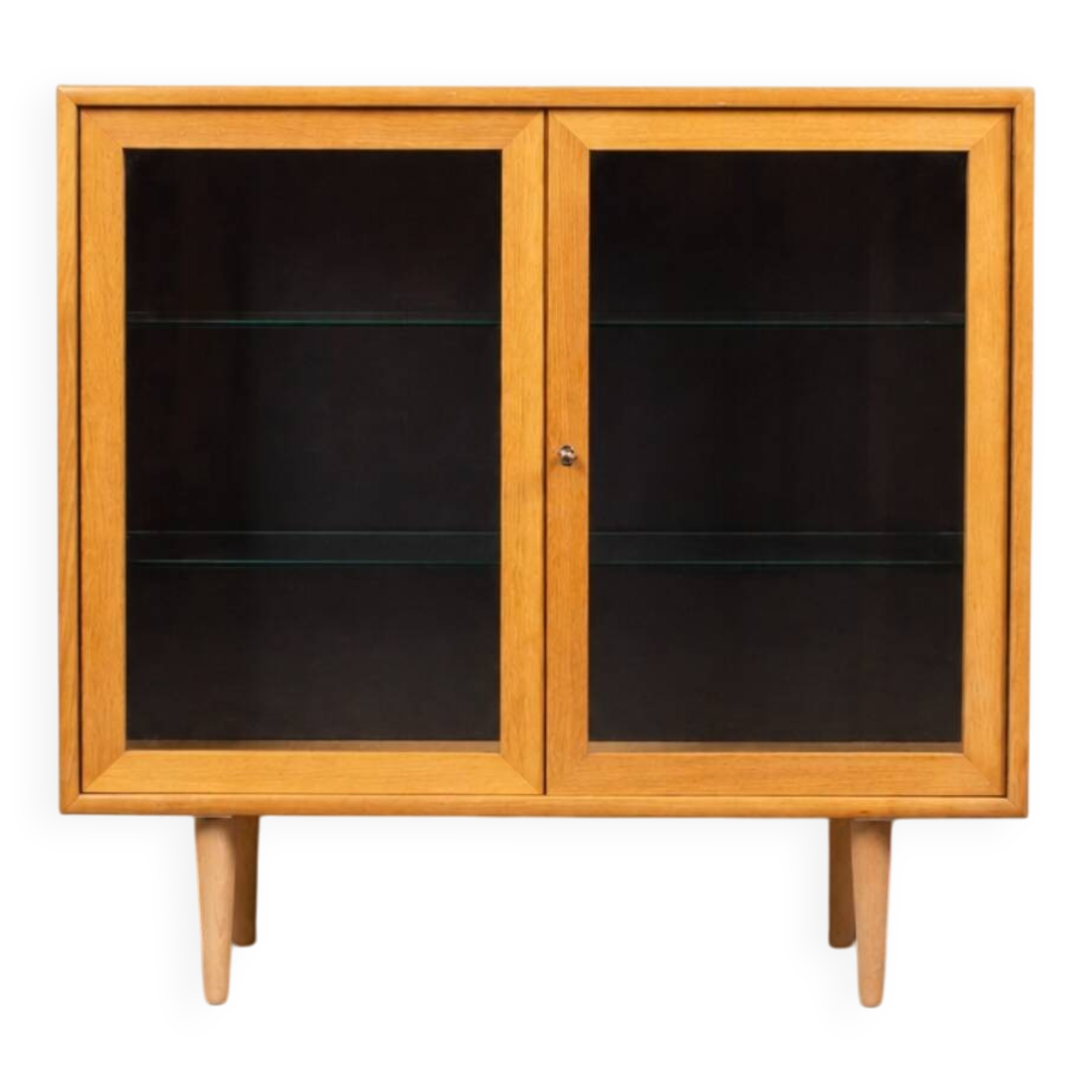 Vintage display cabinet, chest of drawers, sideboard, oak, Danish Mid Century